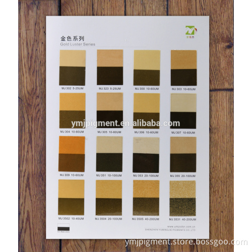 Free Sample Golden Pearl Pigment,Golden Luster Pearl Pigment